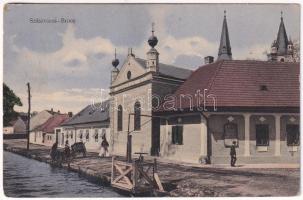 1911 Szászváros, Broos, Orastie; zsinagóga. Weisz Dezső kiadása / synagogue (Rb)