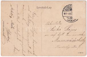 1911 Szászváros, Broos, Orastie; zsinagóga. Weisz Dezső kiadása / synagogue (Rb)