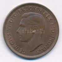 Nagy-Britannia 1938. 1 Penny bronze VI. György T:1-  Great Britain 1938. 1 Penny bronze George VI C:AU Krause KM#845