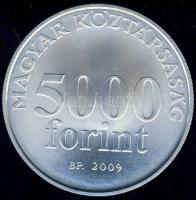 2009. 5000Ft Ag "Radnóti" T:BU Csak 4000db! Tanúsítvánnyal!
