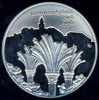 1996. 1000Ft Ag "Pannonhalma" T:PP Csak 10.000db! Tanúsítvánnyal!
