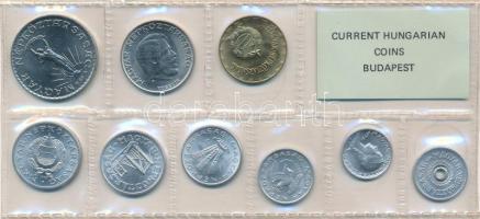 1972. 2f-10Ft (9xklf) érmés forgalmi sor fóliatokban T:1 Adamo FO5