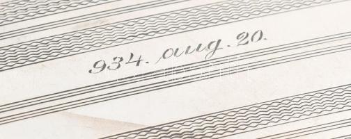 Ezüst (Ag) pudrié, vésett, jelzett, d: 8 cm, nettó: 46g