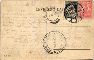 1928 Abrudbánya, Abrud; város látképe templomokkal. W.L. 3206. / churches (EK)