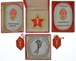 ~1960-1990. 30 darabos sport emlékérem és emlékplakett tétel, közte érdekesebb darabokkal T:1-,2