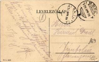 1928 Abrudbánya, Abrud; látkép templomokkal. W.L. 3229. / churches. TCV card (EK)