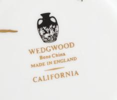 Wedgewood porcelán teás Kávés készlet. Hiányos. Hat személyes. Aranyozott, jelzett, hibátlan. A kann...