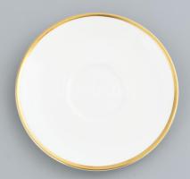 Wedgewood porcelán hiányos étkészlet. Hat személyes. Aranyozott, jelzett, hibátlan