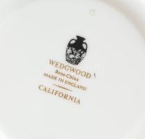 Wedgewood porcelán hiányos étkészlet. Hat személyes. Aranyozott, jelzett, hibátlan