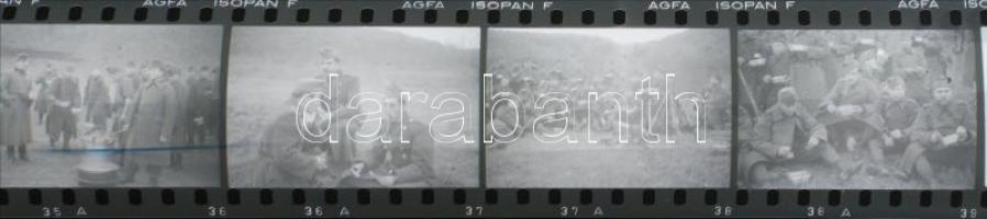 II. világháborús katonai negatívok 36 kocka kisfilm tekercsen