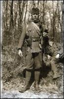 II. világháborús katonai fotónegatívok, 11 db, 8×5 cm