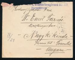 ~1917 Field post cover 