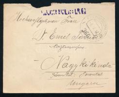 1917 Tábori posta levél "HP 366 f", 1917 Field post cover "HP 366 f"