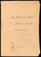 cca 1960-1980 Merényi László történész gépelt tanulmányai, közte: A senki szigete (Ada-Kaleh), A min...