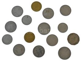 India 2009-2015. 15db vegyes fémpénz, közte 8xklf T:2,2- India 2009-2015. 15pcs of mixed coins, with 8xdiff C:XF,VF