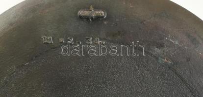 Oroszlános fém dísztál d: 27 cm