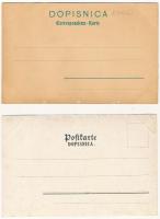 Postojnska jama, Adelsberger Grotte, Postojna Cave; 8 mostly pre-1900 postcards (2 embossed)