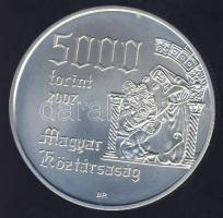 2007. 5000Ft Ag "Árpád-házi Szent Erzsébet" T:BU Csak 4000db!