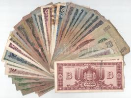 44 darabos pengő bankjegy tétel T:III,III-