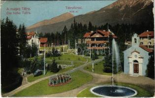 1912 Tátrafüred, Ótátrafüred, Altschmecks, Stary Smokovec (Magas Tátra, Vysoké Tatry); kápolna / chapel (EK)