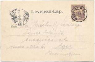 1901 Nagysurány, Velké Surany; Schwarcz Jakab kiadása (EK)