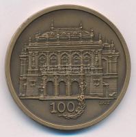 Bognár György (1944-) 1984. "Az újjáépült Operaház 1884-1984" bronz emlékérem (42,5mm) T:1...