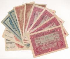 1916-1920. 1K-2K (10x), közte felülbélyegzettek is T:III