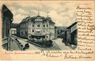 1899 (Vorläufer) Besztercebánya, Banská Bystrica; Hungaria szálloda. Ilona műintézet / hotel (EK)