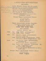 1943 "Művészet az iparban" 1943 üveg- és fémkiállítás. Szerk.: Szablya János. Richter Alad...