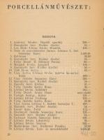 1943 "Művészet az iparban" 1943 üveg- és fémkiállítás. Szerk.: Szablya János. Richter Alad...