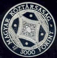 2002. 3000Ft Ag "Széchenyi Könyvtár" T:PP Csak 3000db!