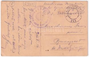 1916 Piski, Simeria; Arany utca sarok, Zeidner Gusztáv üzlete. Adler fényirda / street view, shop (E...