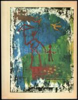 Kassák Lajos: Az idő múlásában. Bp., 1971, Képzőművészeti Alap. Fakszimile kiadás. Színes illusztrác...