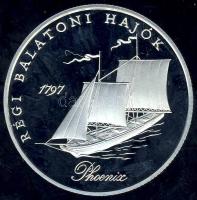 1998. 2000Ft Ag "Régi balatoni hajók II-Phoenix" T:PP Csak 10.000db!