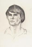 Antalóczi Éva (1960-): össz. 3 db portré tanulmányrajz. Szén, papír. 2 db jelzett, egyik jelzés nélk...