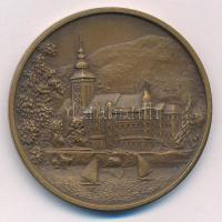 Tóth Sándor (1933-) "MISKOLCZ SIGILLUM CIVITATIS" kétoldalas bronz emlékérem, hátoldalon a...