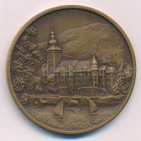 Tóth Sándor (1933-) "MISKOLCZ SIGILLUM CIVITATIS" kétoldalas bronz emlékérem, hátoldalon a...