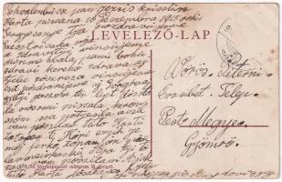 1915 Iván-völgy, Valea lui Ivan; Sodronykötélpálya és lerakodó állomás. Löbl fényképészeti műterem (...