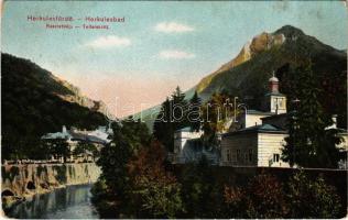1910 Herkulesfürdő, Baile Herculane; Részletkép / Teilansicht / spa (EK)