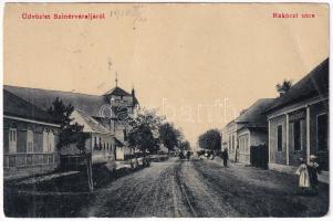 1910 Szinérváralja, Szinyérváralja, Seini; Rákóczi utca, Állami kisdedóvoda. W.L. 2391. / street view, nursery, kindergarten (EB)