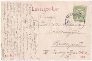 1910 Szinérváralja, Szinyérváralja, Seini; Rákóczi utca, Állami kisdedóvoda. W.L. 2391. / street vie...