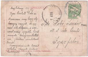 1912 Nagyhalmágy, Halmagiu; Román templom. W.L. Bp. 5306. Czigler Henrik kiadása / Romanian church +...