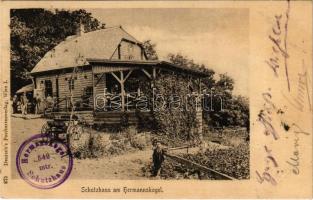 1900 Wien, Vienna, Bécs; Schutzhaus am Hermannskogel / chalet, tourist house