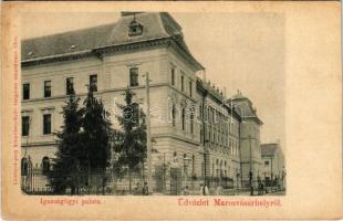 Marosvásárhely, Targu Mures; Igazságügyi palota. Reichardsperg kiadása / Palace of Justice (vágott / cut)