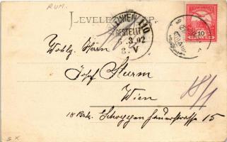 1902 Karánsebes, Caransebes; Strada principala / Hauptgasse / Fő utca / main street (EM)