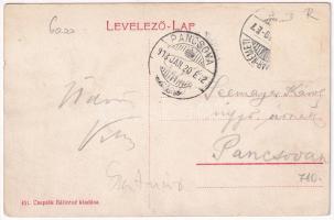 1908 Szatmárnémeti, Szatmár, Satu Mare; Kazinczy utca, Grünfeld Testvérek, Beer Mór üzlete. Cseplák ...