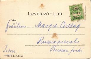 1909 Szatmárnémeti, Szatmár, Satu Mare; Deák tér, Székesegyház, piac. Hollósi felvétele. L.D.F. 138....