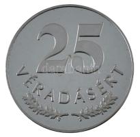 DN "25 Véradásért / Magyar Vöröskereszt" fém emlékérem kapszulában, dísztokban (32mm) T:1- (PP)