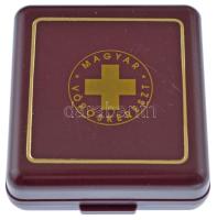 DN "25 Véradásért / Magyar Vöröskereszt" fém emlékérem kapszulában, dísztokban (32mm) T:1-...