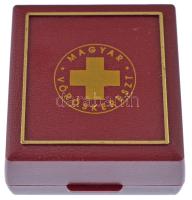 DN 75 Véradásért / Magyar Vöröskereszt" fém emlékérem kapszulában, dísztokban (32mm) T:1- (PP)